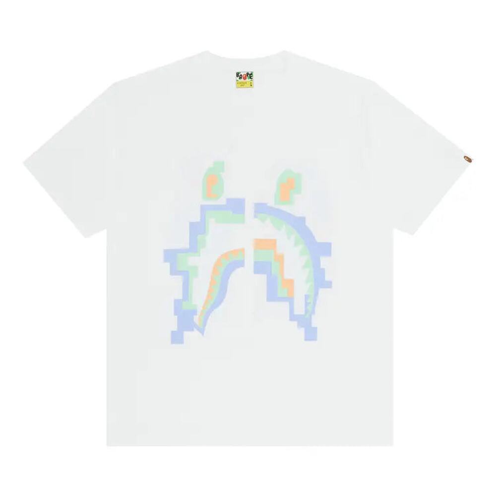 Bape ‘Digital Shark Face Tee’ (White)